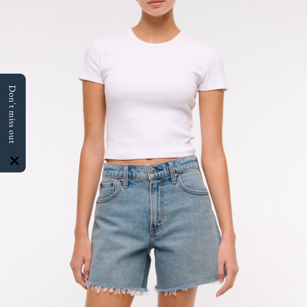 Abercrombie & Fitch High Rise Dad Short